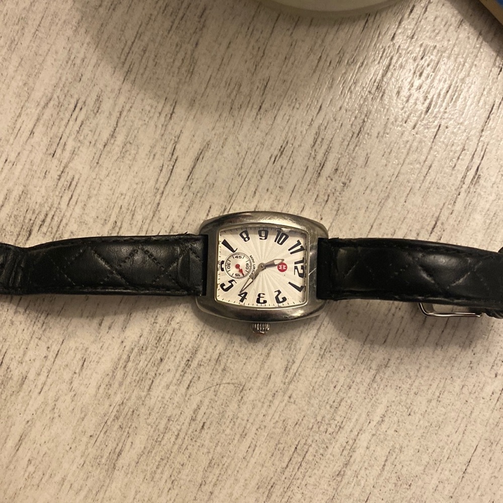 Silver and black band